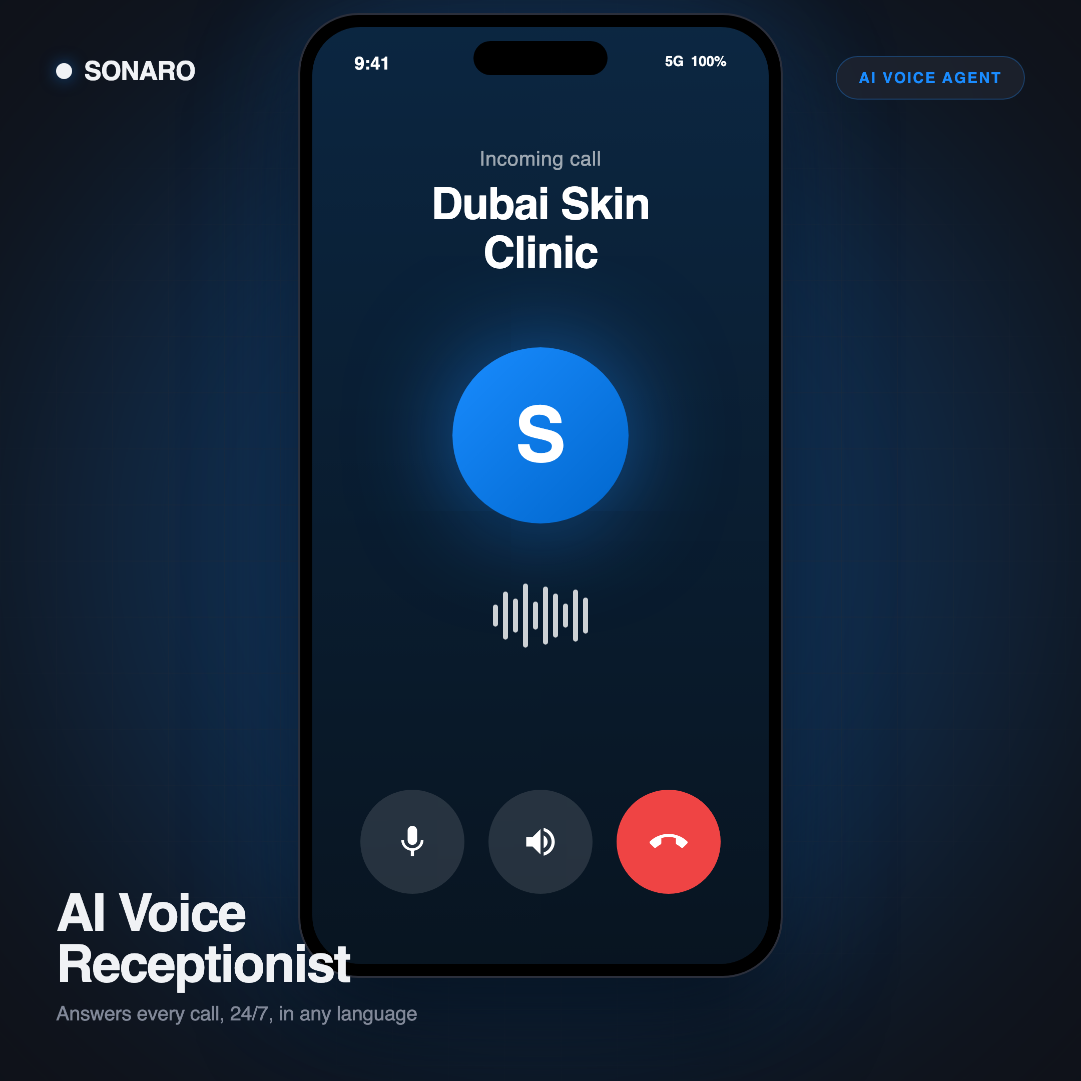 Centralino AI in use on an iPhone